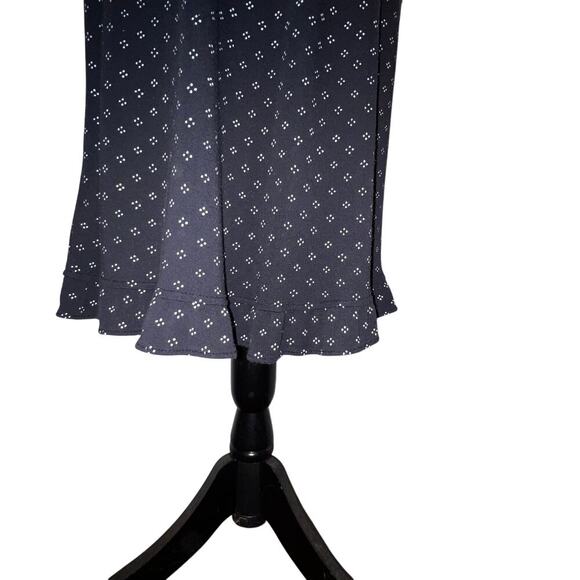 Eileen Fisher West size S maxi ruffle scoop gathered long sleeve nightgown - Picture 7 of 9